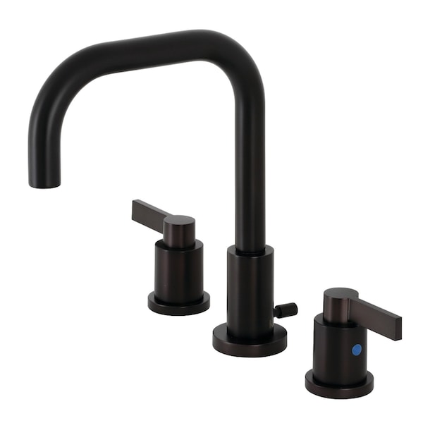 FSC8935NDL NuvoFusion Widespread Bathroom Faucet W/ Brass Pop-Up, Brnz